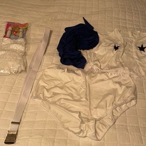 Dallas Cowboy cheerleader costume